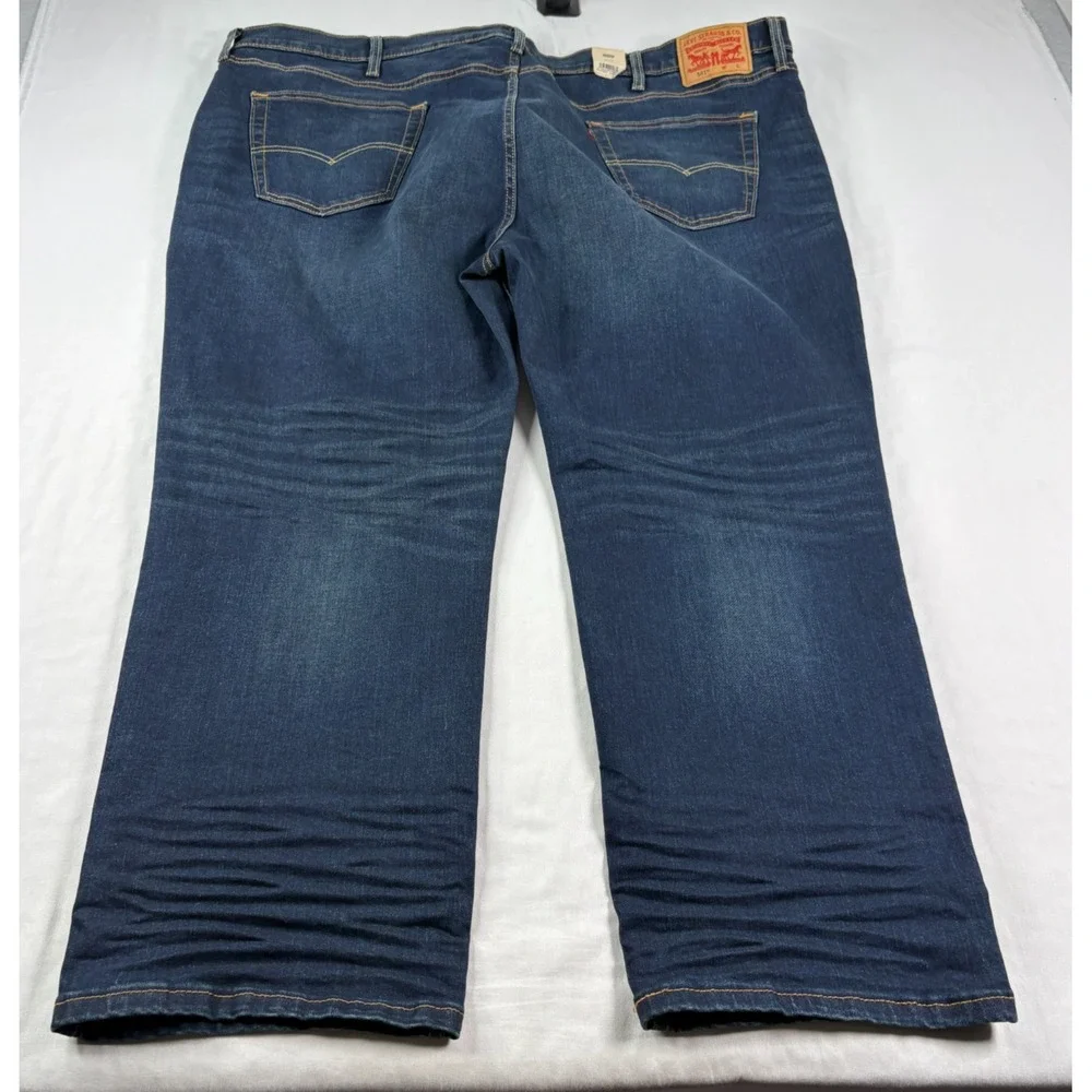 Levis 541 Jeans Mens 50x30 Blue Athletic Taper Stretch Denim NEW